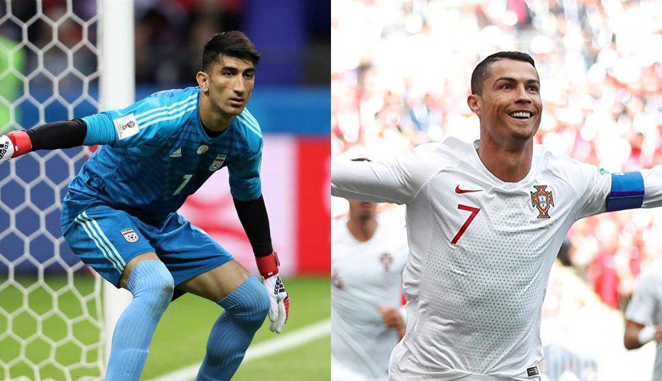بیرانوند و رونالدو همتیمی شدند