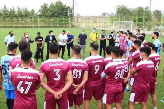 مراسم معارفه سرمربی جدید بادران برگزار شد