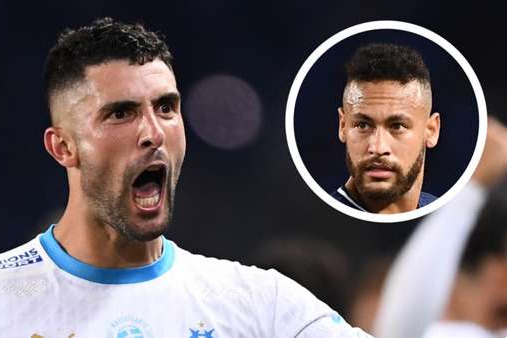 کلکل دنبالهدار نیمار و گونزالس؛ مدافع مارسی نیمار را زباله خطاب کرد!