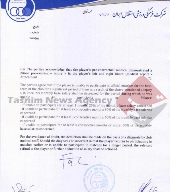 قرارداد خارجی‌های استقلال فاش شد/ طلب شفر از فصل بعد، یک میلیون و 80 هزاردلار!