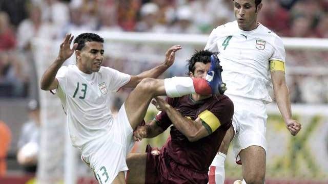 سکانس های برتر از ایران در جام جهانی؛ یادگاری کعبی روی صورت لوئیز فیگو!