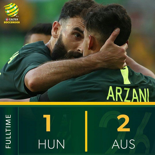 پیروزی استرالیا با اولین گل ملی ارزانی
