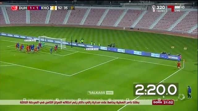 اعتراض شدید مربی الدحیل، تا در رختکن! (عکس)