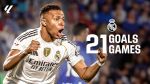 21 گل امباپه در 21 بازی لالیگا فصل 26-2025