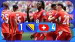 خلاصه بازی سوئیس 4-1 بوسنی؛ قاتل ایتالیا روی لبه پرتگاه!