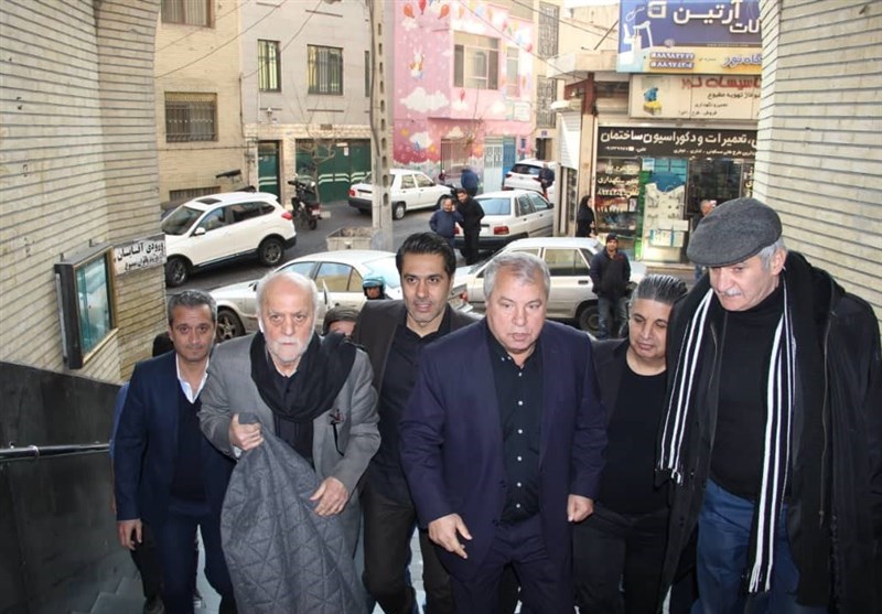حضور بزرگان پرسپولیس در مراسم شب هفتم نادر باقری