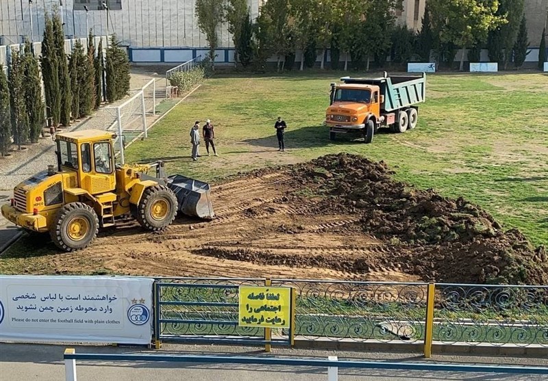 آغاز عملیات عملیات خاکبرداری کمپ حجازی (تصاویر)