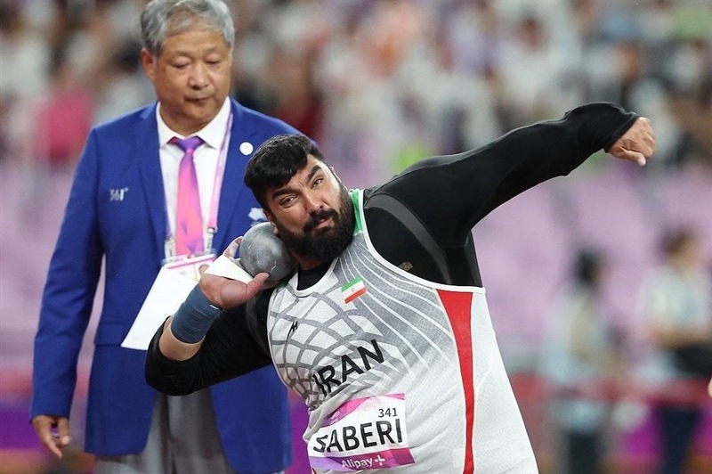مهدی صابری؛ دومین طلایی ایران در مسابقات پرتابهای آسیا