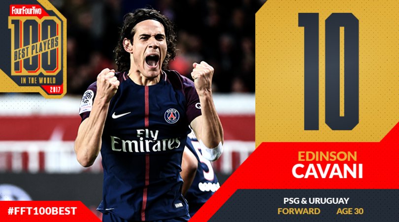 ۲۰ فوتبالیست برتر سال ۲۰۱۷ از دیدگاه FourFourTwo