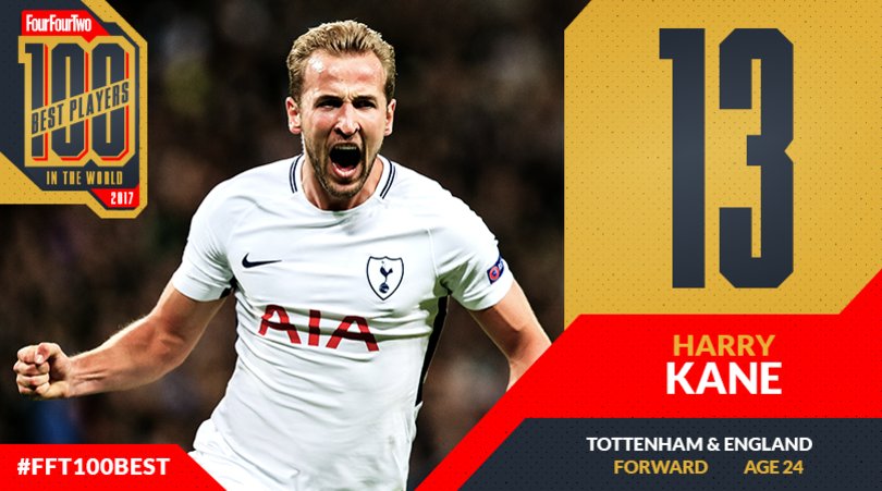 ۲۰ فوتبالیست برتر سال ۲۰۱۷ از دیدگاه FourFourTwo