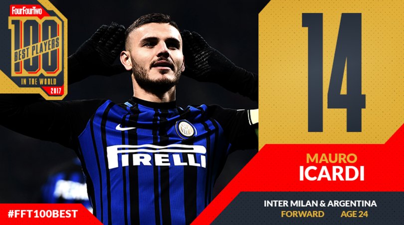 ۲۰ فوتبالیست برتر سال ۲۰۱۷ از دیدگاه FourFourTwo