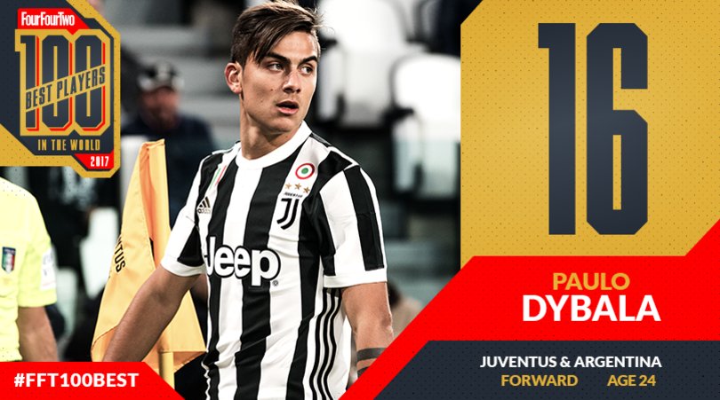 ۲۰ فوتبالیست برتر سال ۲۰۱۷ از دیدگاه FourFourTwo