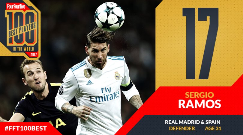 ۲۰ فوتبالیست برتر سال ۲۰۱۷ از دیدگاه FourFourTwo
