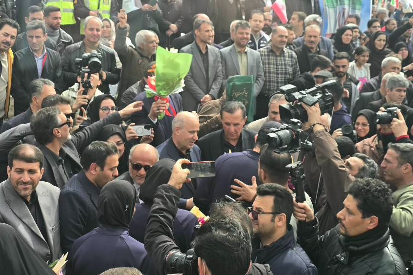 تقدیر و قدردانی شهر زنجان از ملی پوشان بانوان