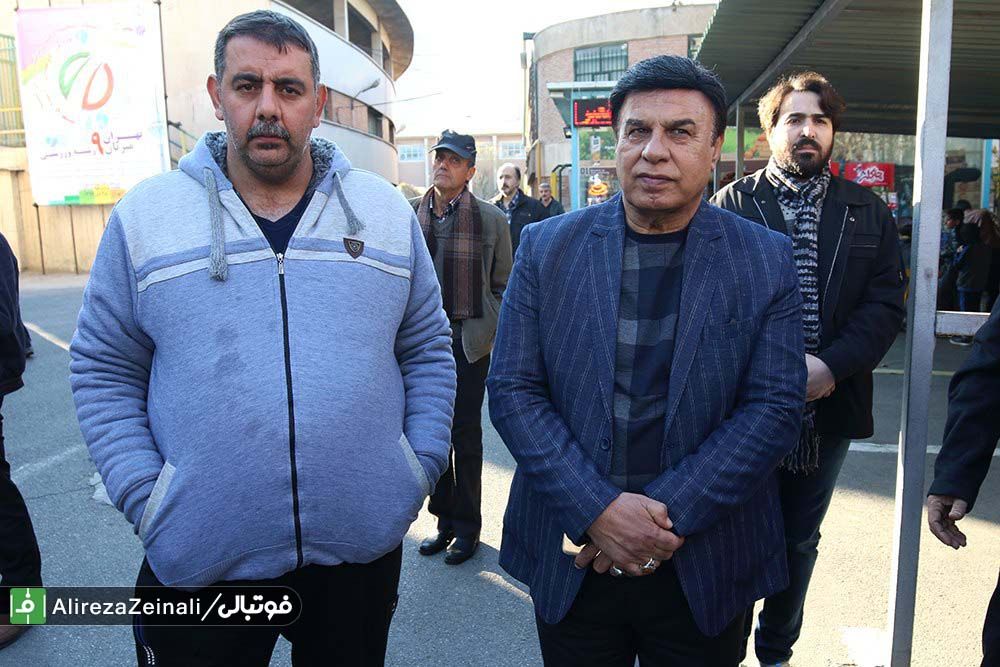 گزارش تصویری از مراسم تشییع پیکر ایرج دانایی فرد در ورزشگاه امجدیه