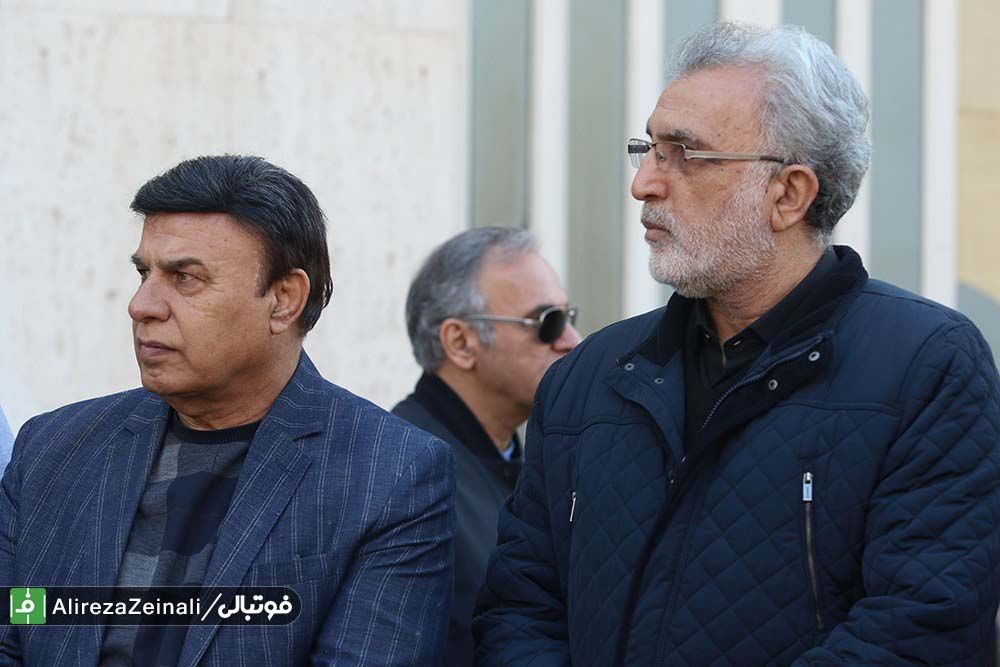 گزارش تصویری از مراسم تشییع پیکر ایرج دانایی فرد در ورزشگاه امجدیه