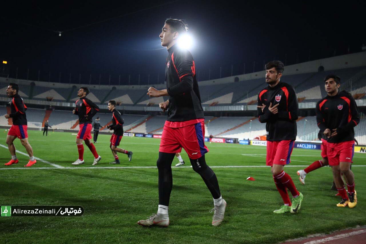 گزارش تصویری از آخرین تمرین پرسپولیس پیش از پیکار با پاختاکور