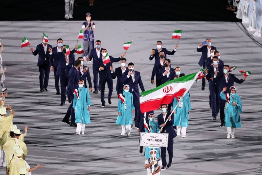 گزارش تصویری/ مراسم افتتاحیه  المپیک و رژه کاروان ایران