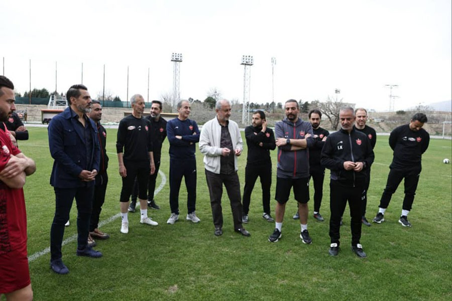 برگزاری تمرین پرسپولیس پس از جلسه درویش با کارتال