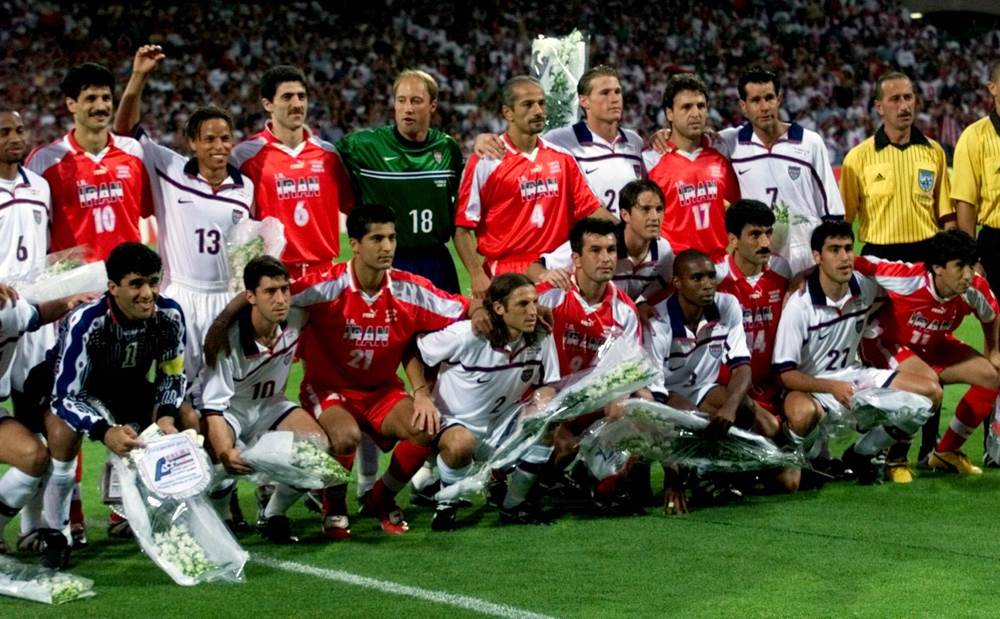 سکانس های برتر ایران در جام جهانی؛ عکس برتر سال 1998 در جهان