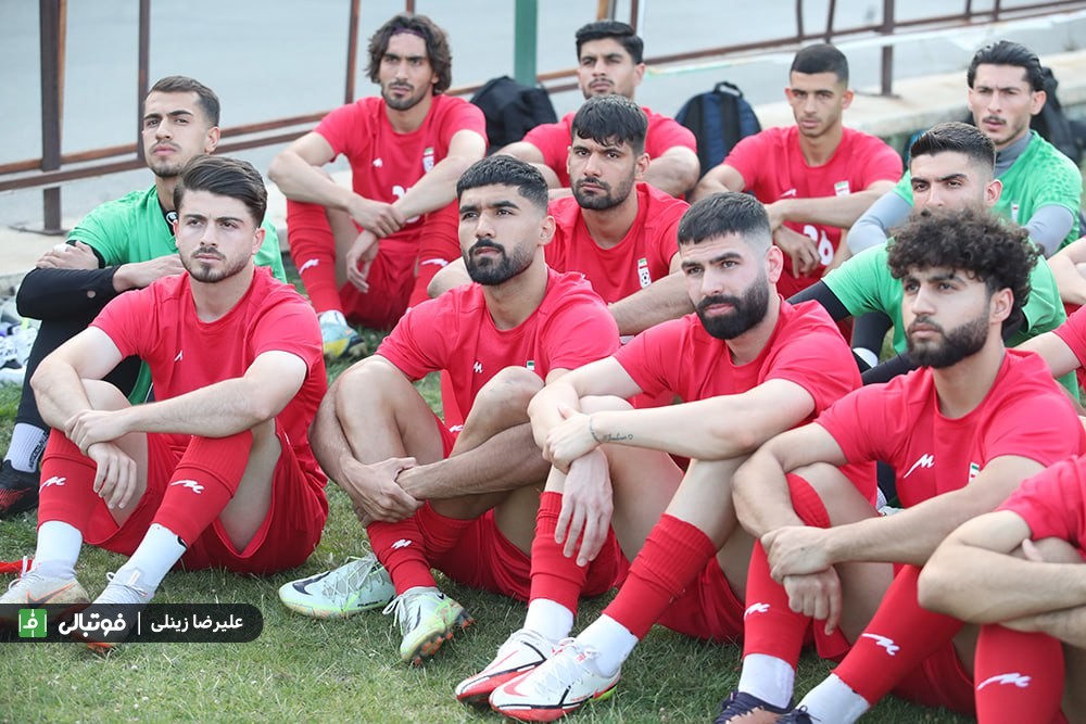 گزارش تصویری اختصاصی/ تمرین تیم ملی امید، جمعه 12 خرداد