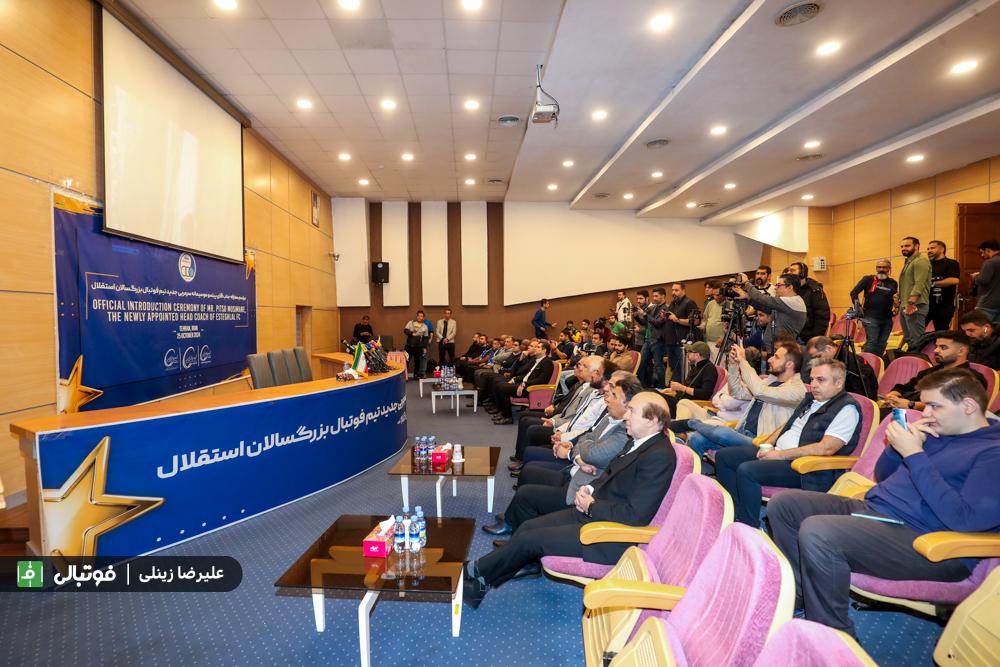 گزارش تصویری اختصاصی/ مراسم معارفه موسیمانه، سرمربی جدید استقلال، ۴ آبان ۱۴۰۳