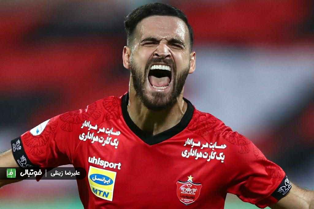 ضربه احمد نور، تضمین صدرنشینی پرسپولیس