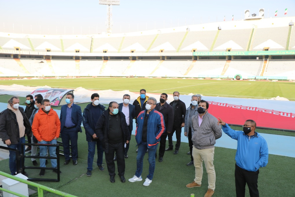 بازدید ناطران AFC از استادیوم آزادی (عکس)