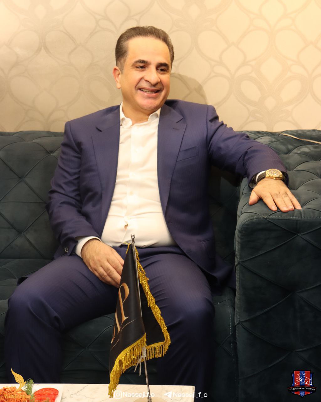 گزارش تصویری/ اعضای تیم نساجی در CIP فرودگاه مهرآباد برای سفر به هند