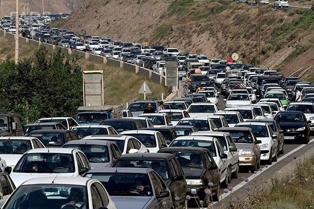 ترافیک نیمهسنگین در برخی مقاطع محورهای چالوس و هراز