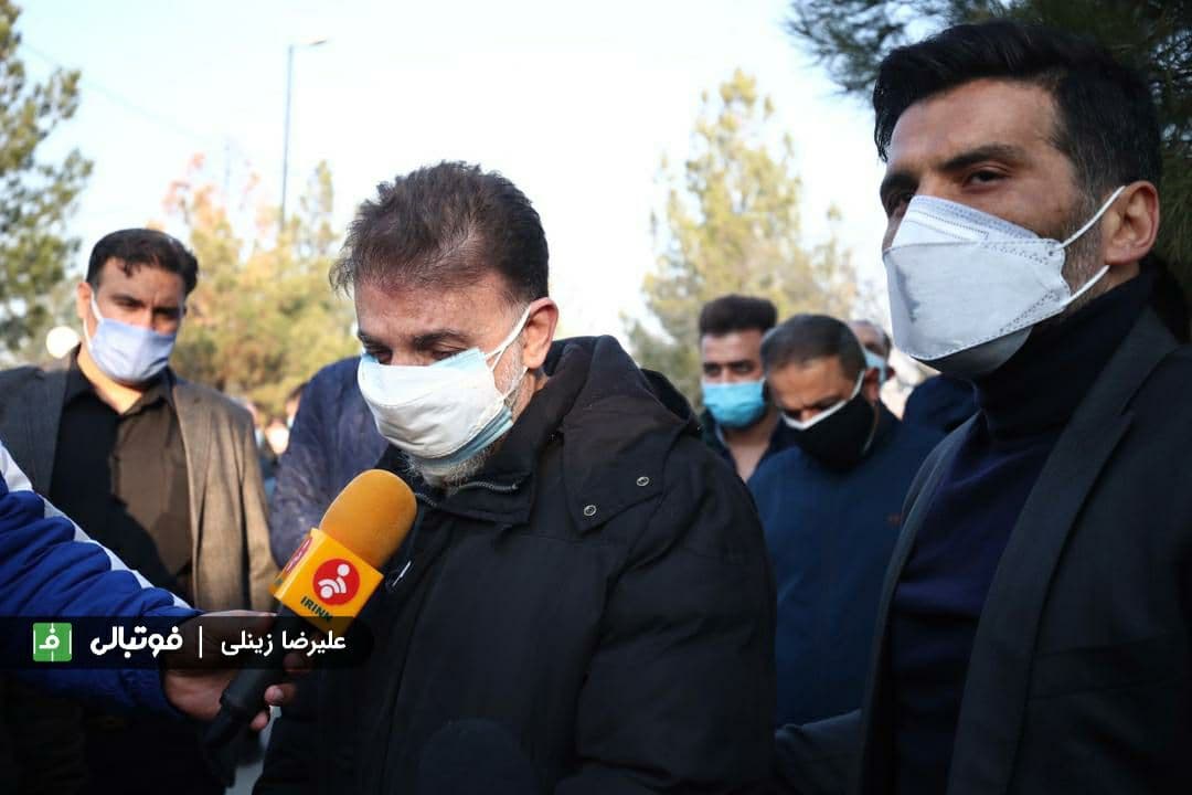 گزارش تصویری/ مراسم خاکسپاری زنده‌یاد «علی انصاریان»