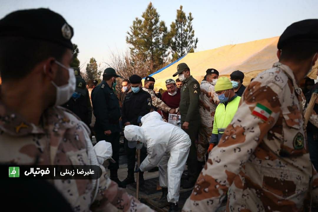 گزارش تصویری/ مراسم خاکسپاری زنده‌یاد «علی انصاریان»