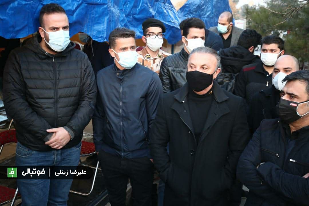 گزارش تصویری/ مراسم خاکسپاری زنده‌یاد «علی انصاریان»