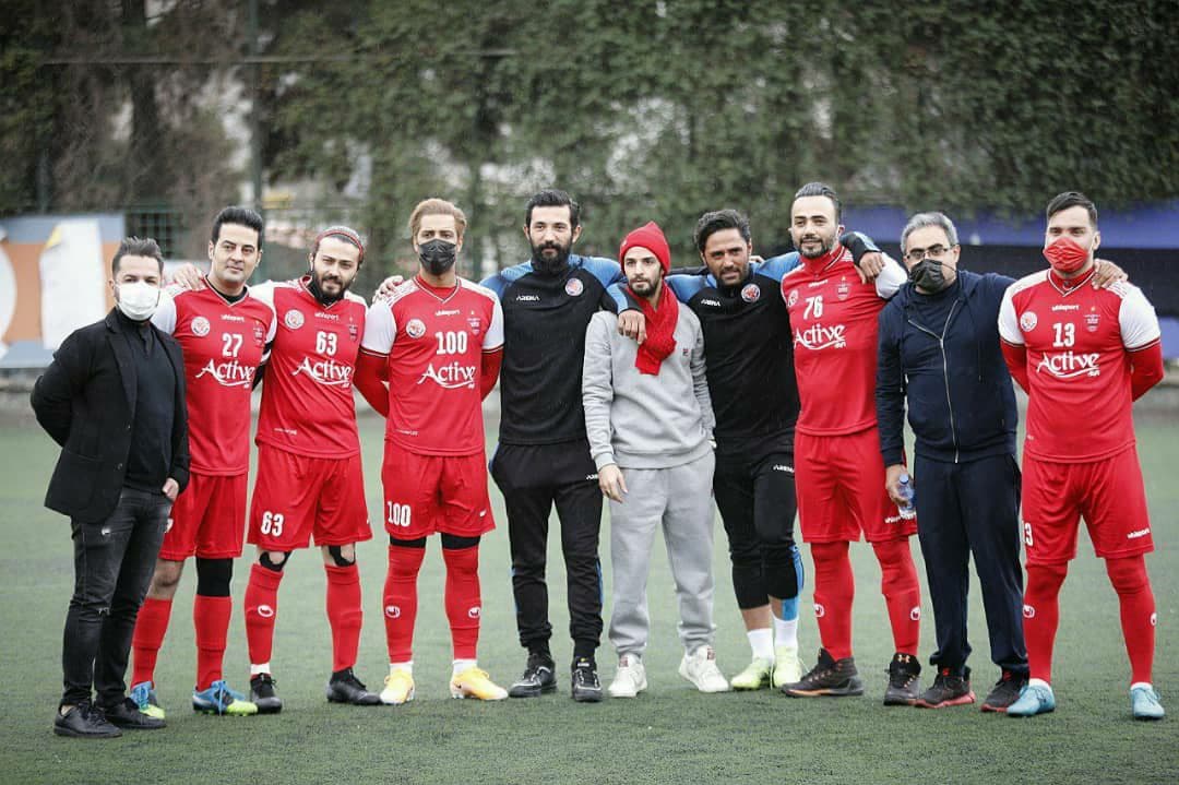 گزارش تصویری/ هنرمندان استقلال یک - هنرمندان پرسپولیس یک (سری دوم)