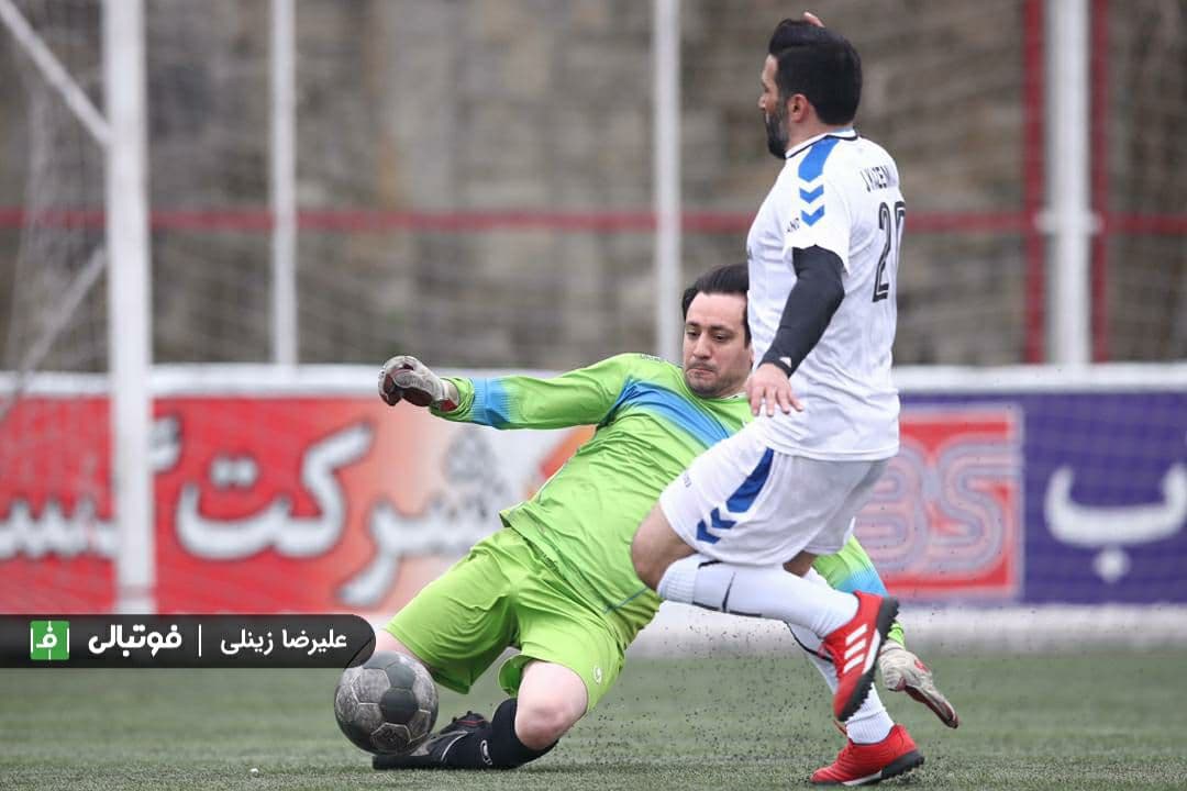 گزارش تصویری اختصاصی/ تصاویری از دیدار دو تیم منتخب سرخابی و رسانه ورزش