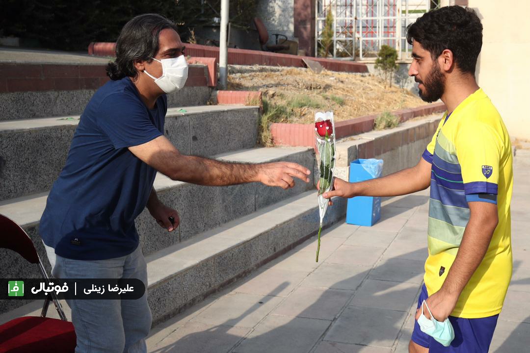 گزارش تصویری/ دیدار نمادین پیشکسوتان تیم ملی با تیم فرشتگان آسمانی (سندروم دان)