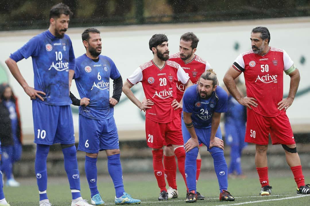 گزارش تصویری/ هنرمندان استقلال یک - هنرمندان پرسپولیس یک (سری دوم)