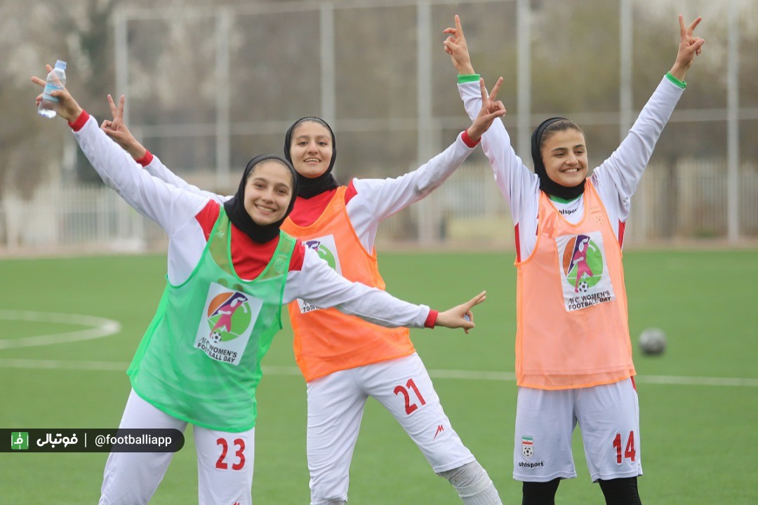 گزارش تصویری/ مراسم روز جهانی فوتبال بانوان، 17 اسفند 1400
