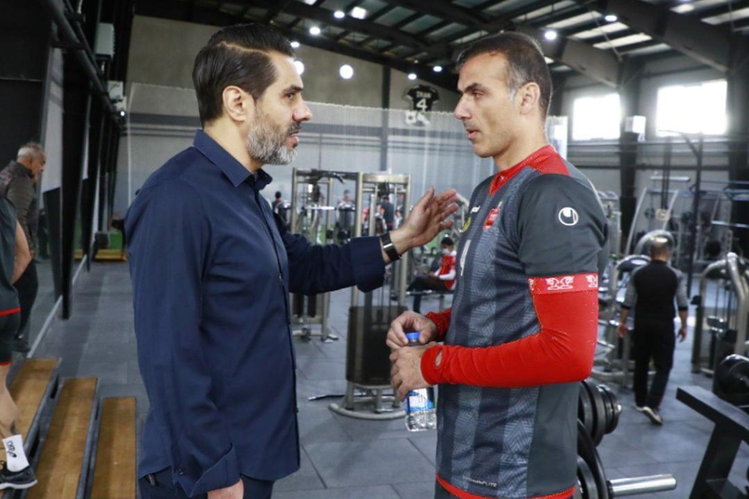 ماجرای عکس جنجالی تمرین پرسپولیس