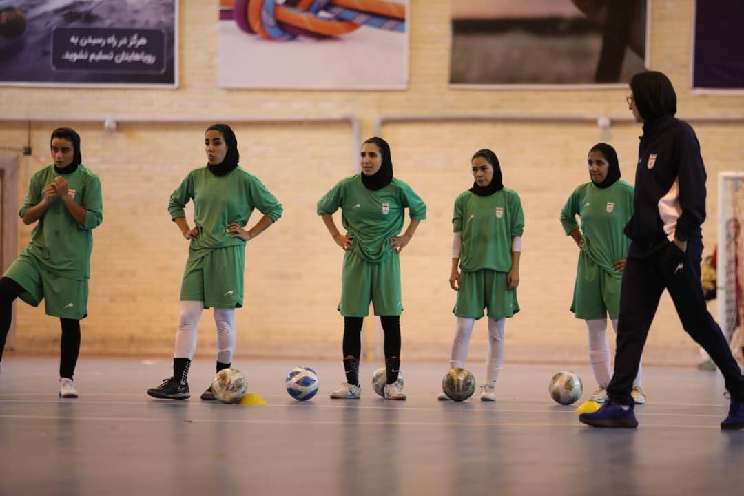 گزارش تصویری/ تمرین تیم ملی فوتسال بانوان
