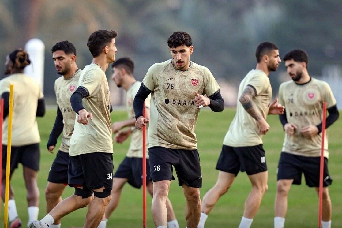تمرین شاداب پرسپولیس با مرور برنامه‌های تاکتیکی
