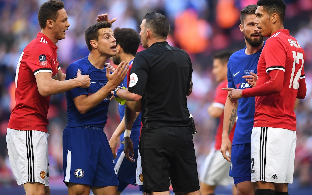 چلسی 1-0 منچستریونایتد؛ پنالتیِ هازارد آبی ها را قهرمان جام حذفی کرد