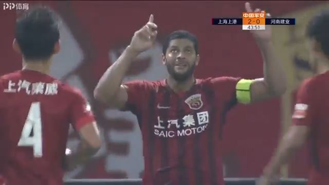 خلاصه بازی شانگهای 2-1 هنان (گل هالک و پاس‌گل اسکار)