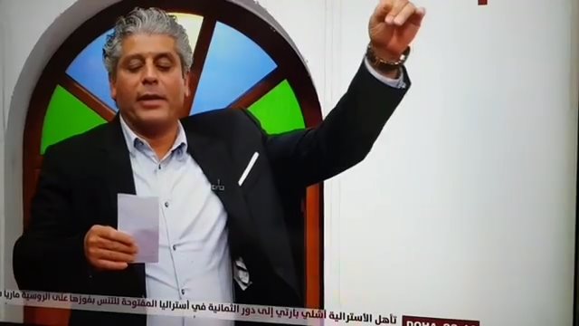 شعر بچه ها مچکریم لیث نوبری در برنامه شبکه قطر ویژه تحلیل جام ملتها