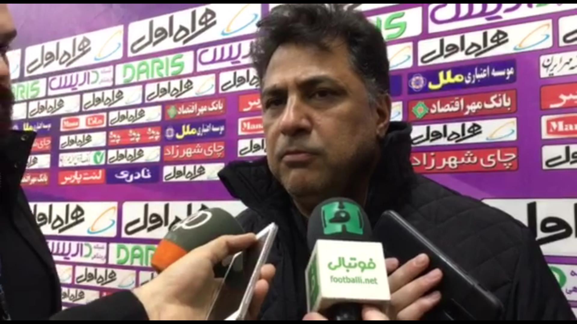 اختصاصی/ صحبت های محمد دایی بعد از بازی با تراکتورسازی