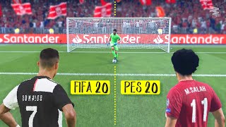 تفاوت ضربه پنالتی در Pes 20 و فیفا 20