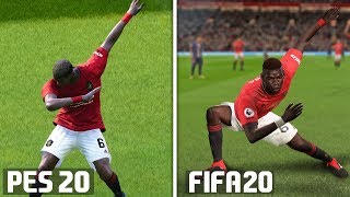 مقایسه شادی گل در Pes 20 و فیفا 20