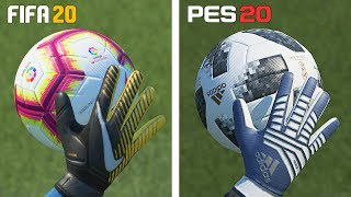 مقایسه گرافیک بازی Pes 20  و فیفا 20