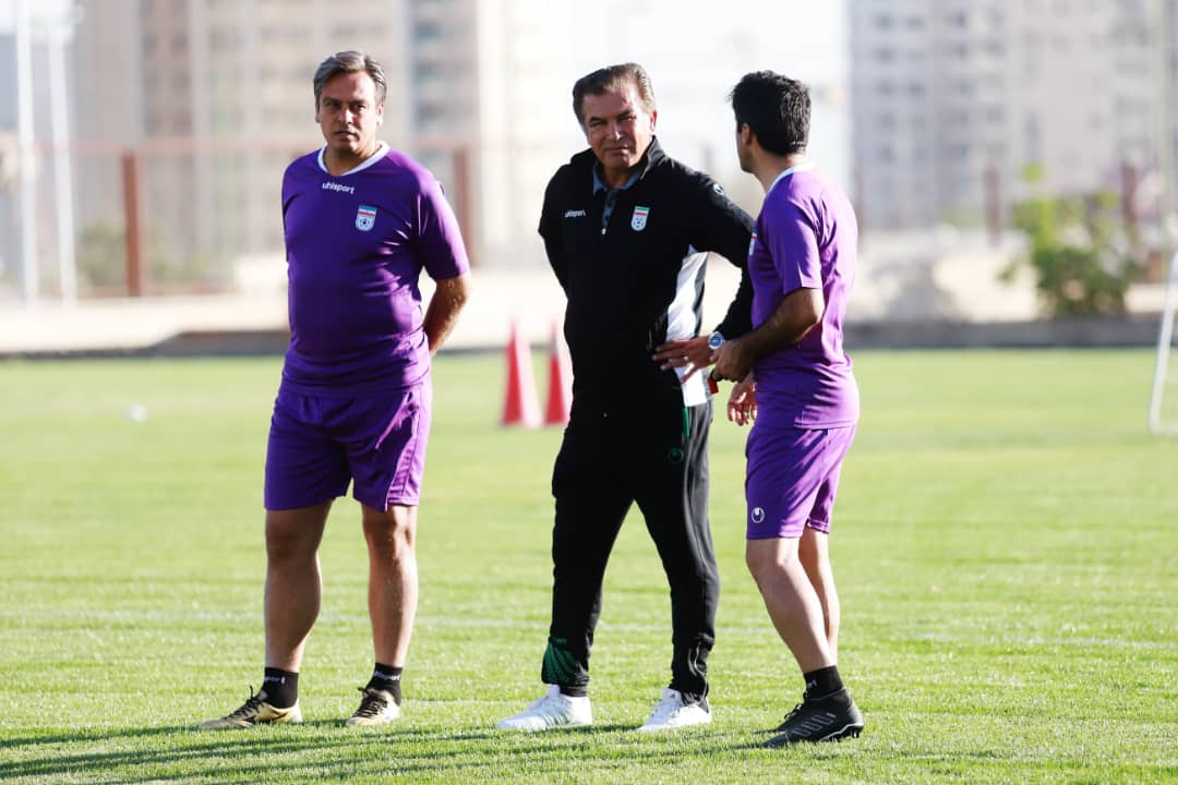 نخستين تمرين تيم اميد با حضور كادر جديد برگزار شد