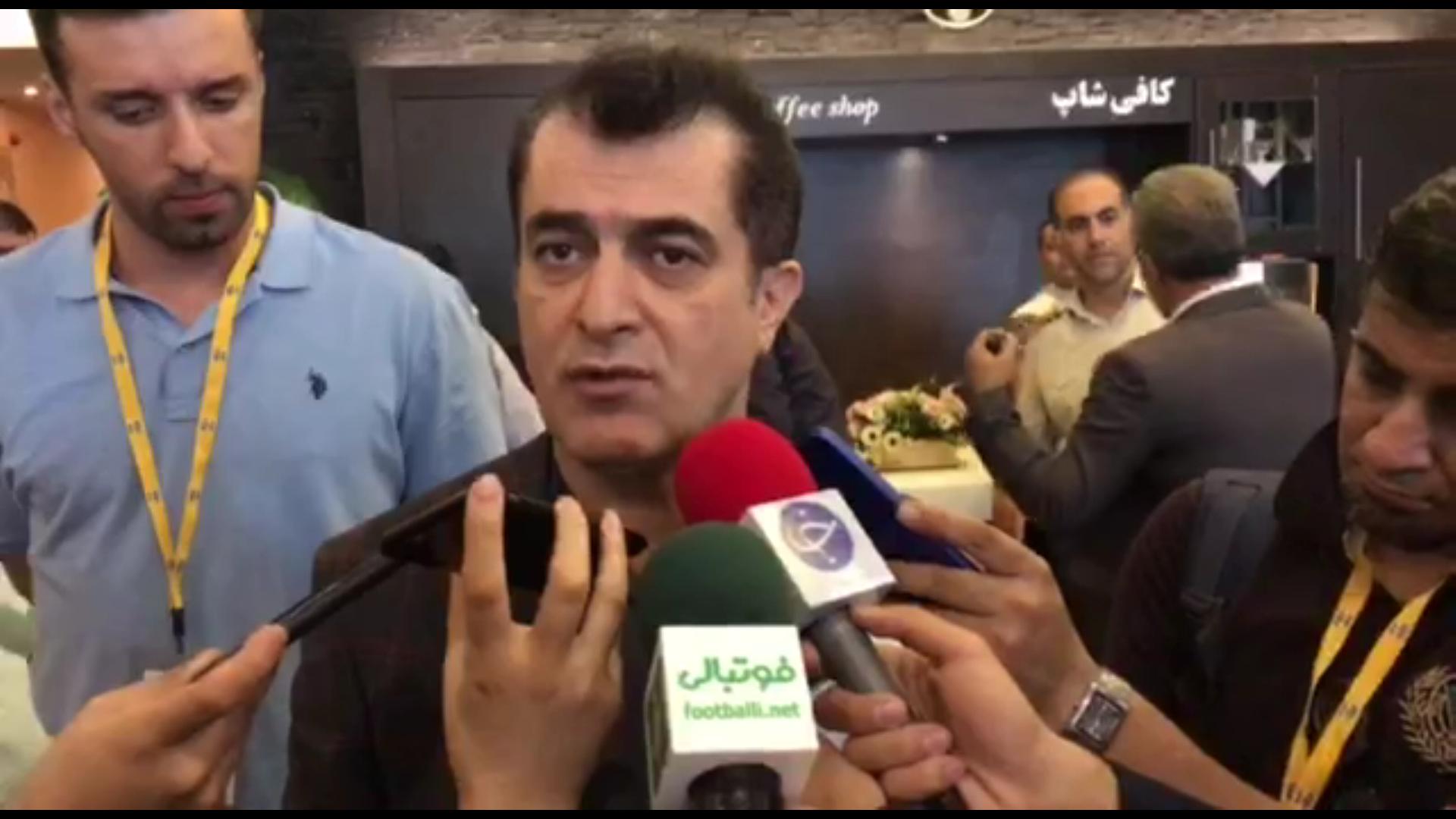 اختصاصی/ مصاحبه با خلیل زاده، عضو هیات مدیره باشگاه استقلال در حاشیه مراسم معارفه استراماچونی